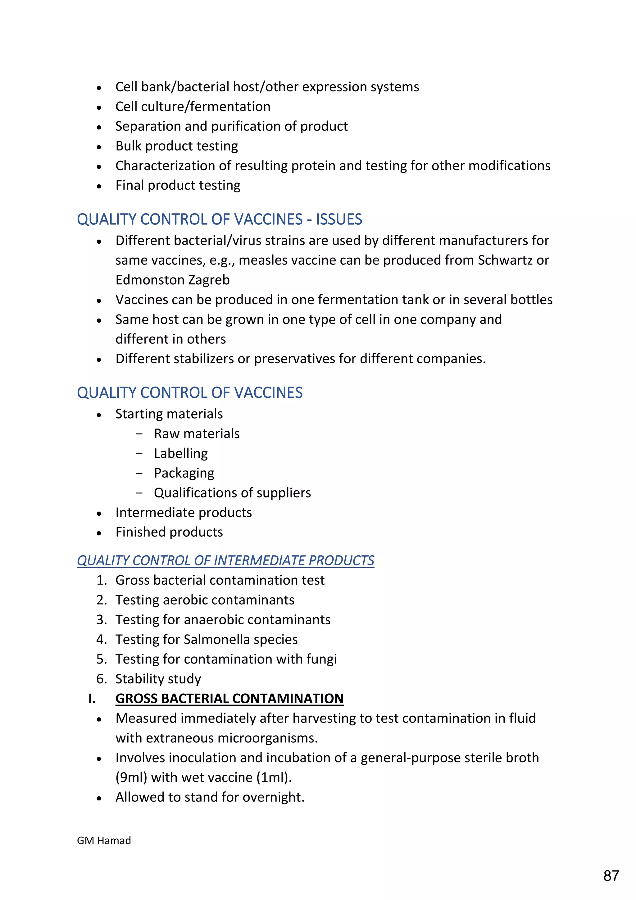 Quality control complete notes