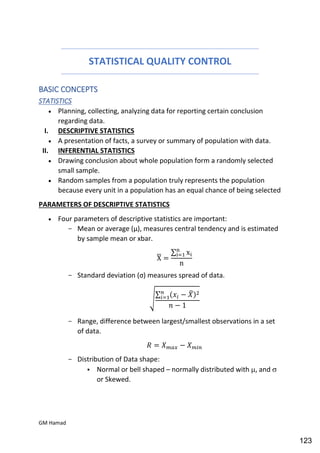 Quality control complete notes