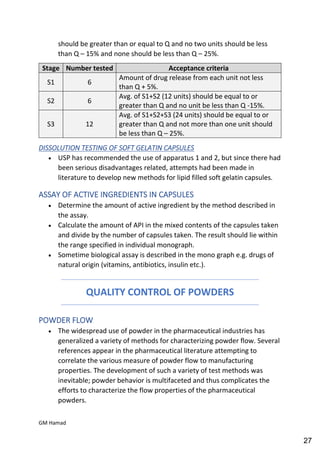 Quality control complete notes