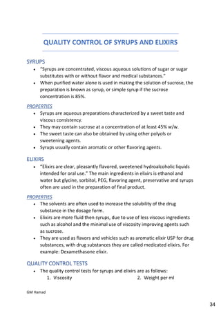 Quality control complete notes