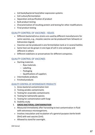 Quality control complete notes