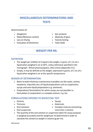 Quality control complete notes