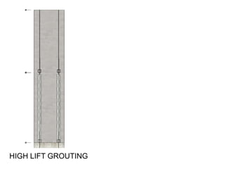 HIGH LIFT GROUTING
 