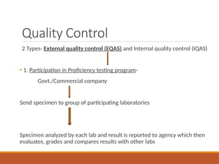 Comprehensive Quality Control in Hematology Laboratory Testing | PPTX