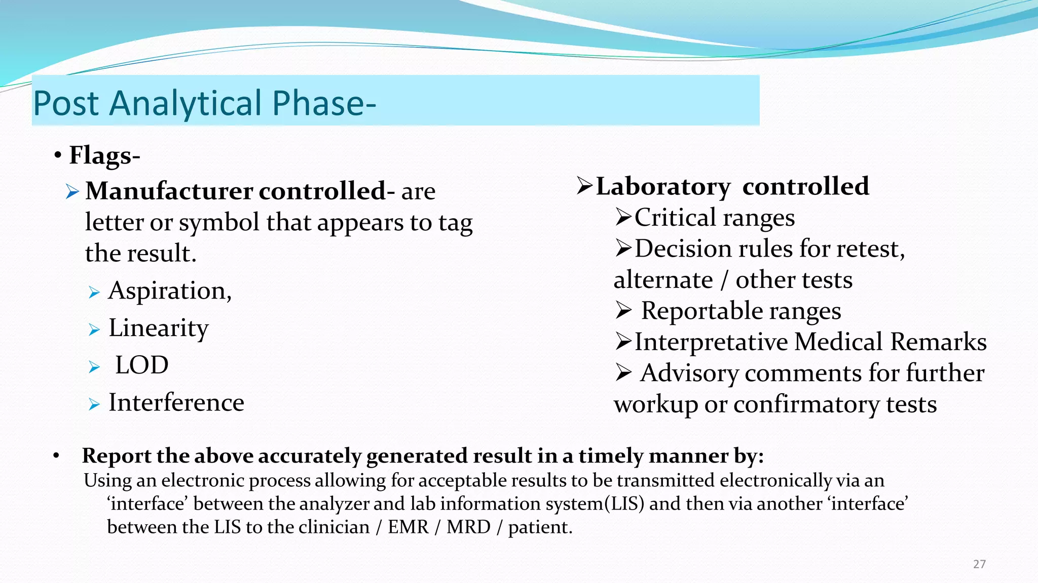 Quality Control In Clinical Laboratory PPT