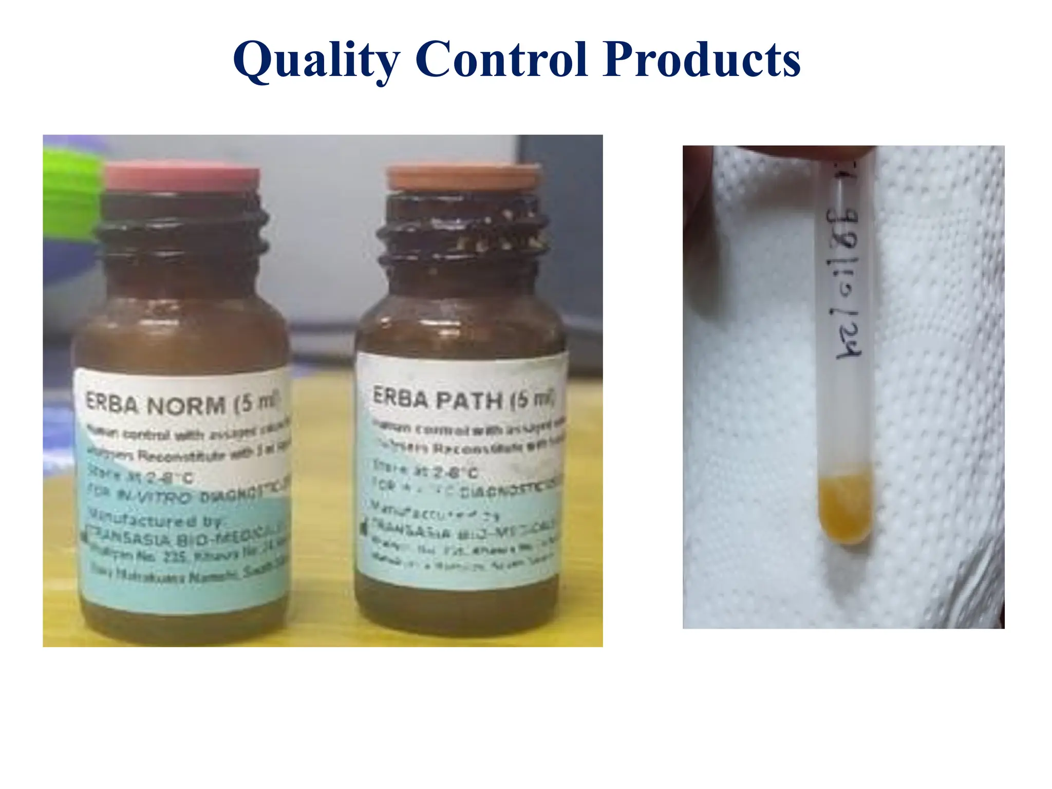 Quality Control Products
 
