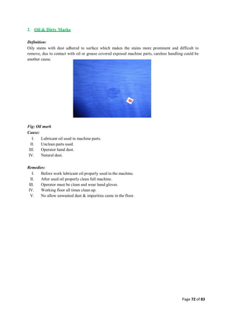 Quality control management  in apparel industries.