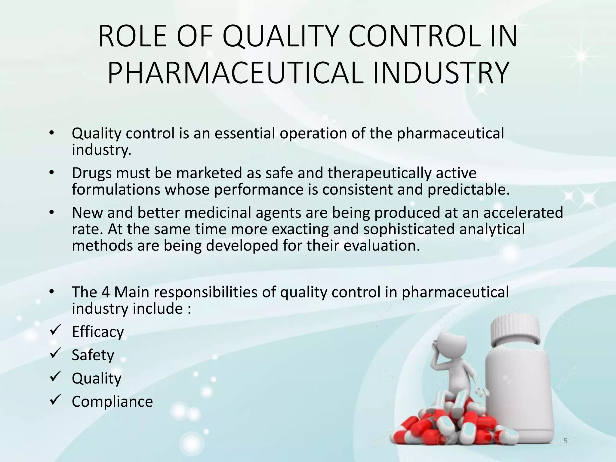 Quality control measures in pharmaceutical industry | PPTX
