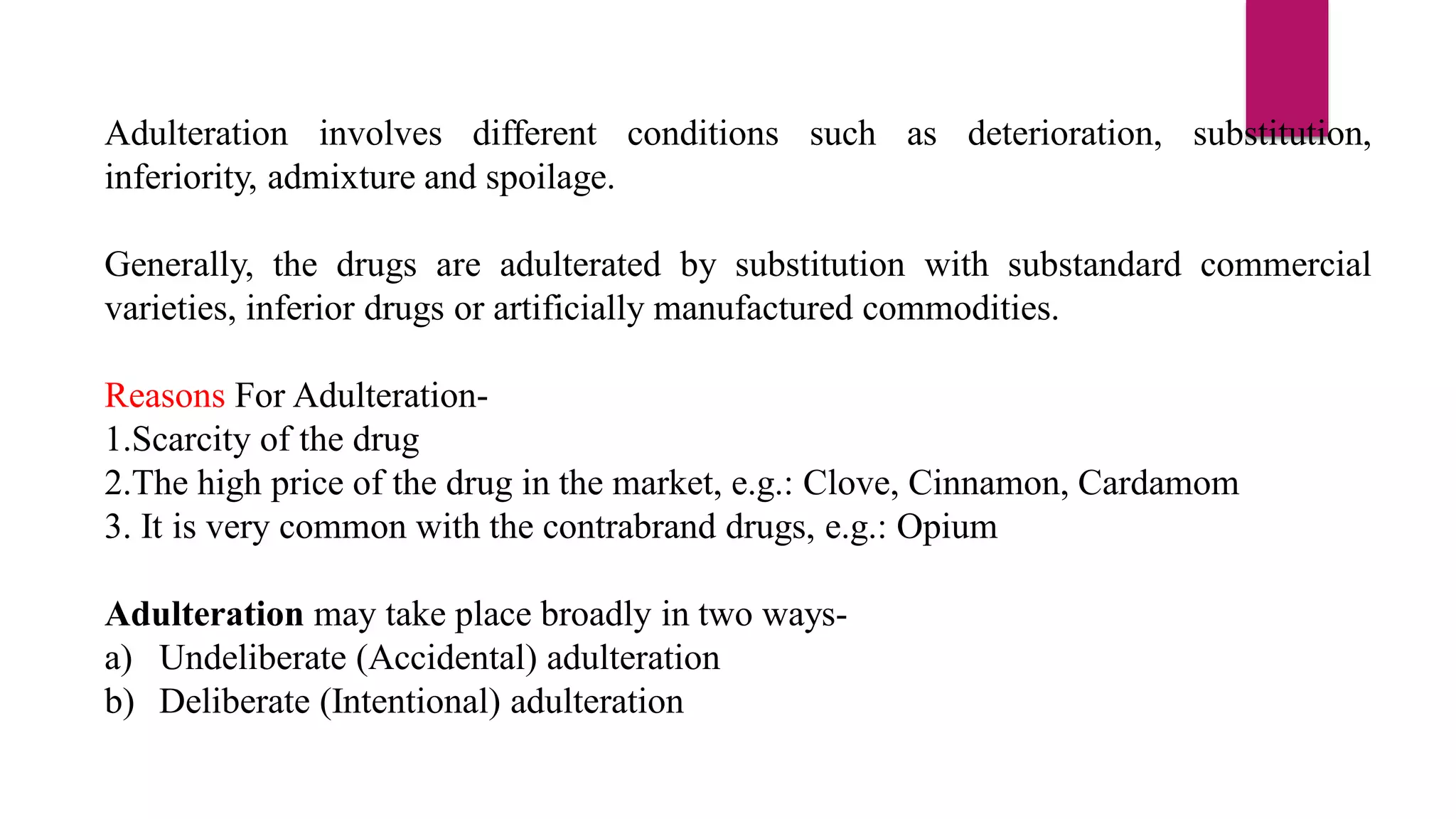 Quality control of drugs of natural origin PPT