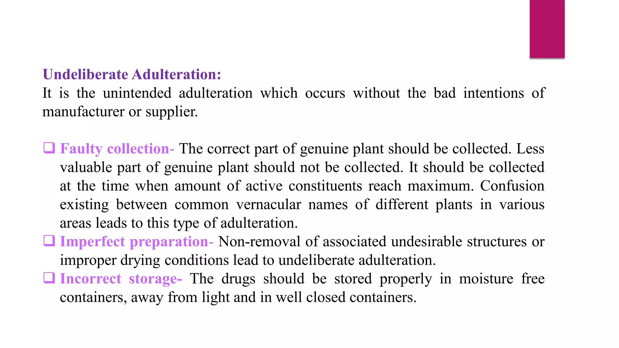Quality control of drugs of natural origin PPT