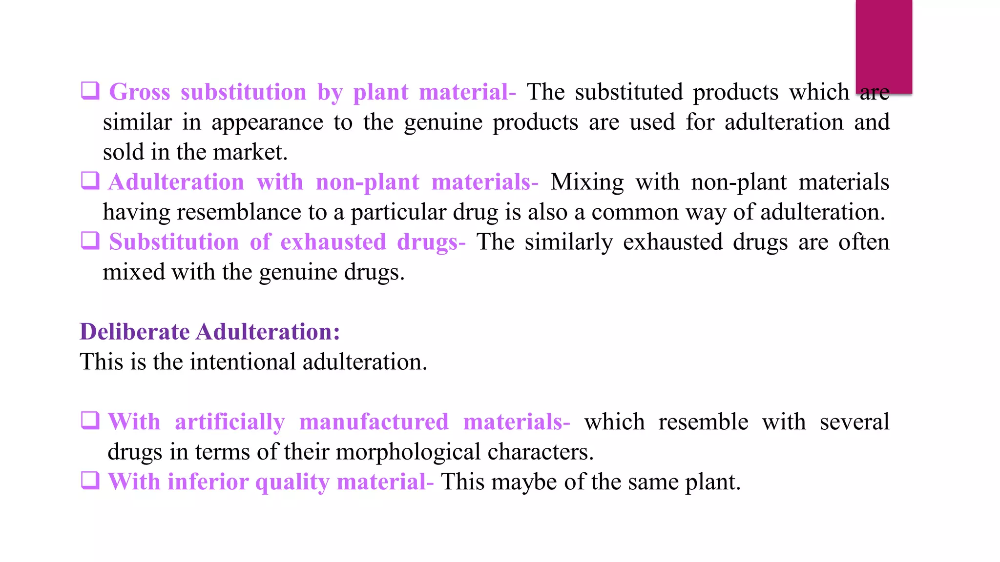Quality control of drugs of natural origin PPT