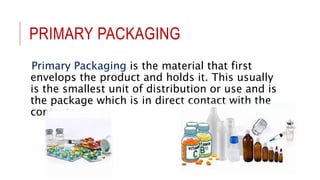 Primary Packaging Matrix Quality control of packaging material | PPTX