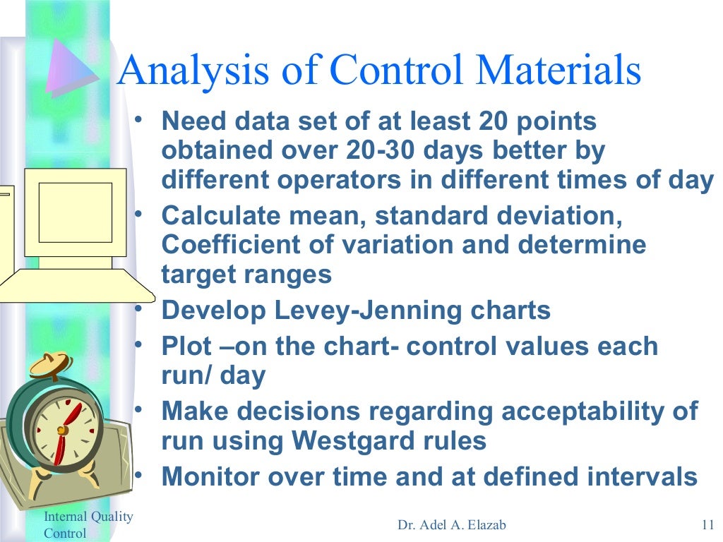 Laboratory Internal Quality Control presentation master revision, 2014