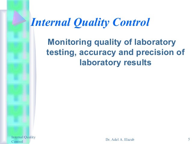 laboratory internal quality control presentation master revision 2014 laboratory presentation