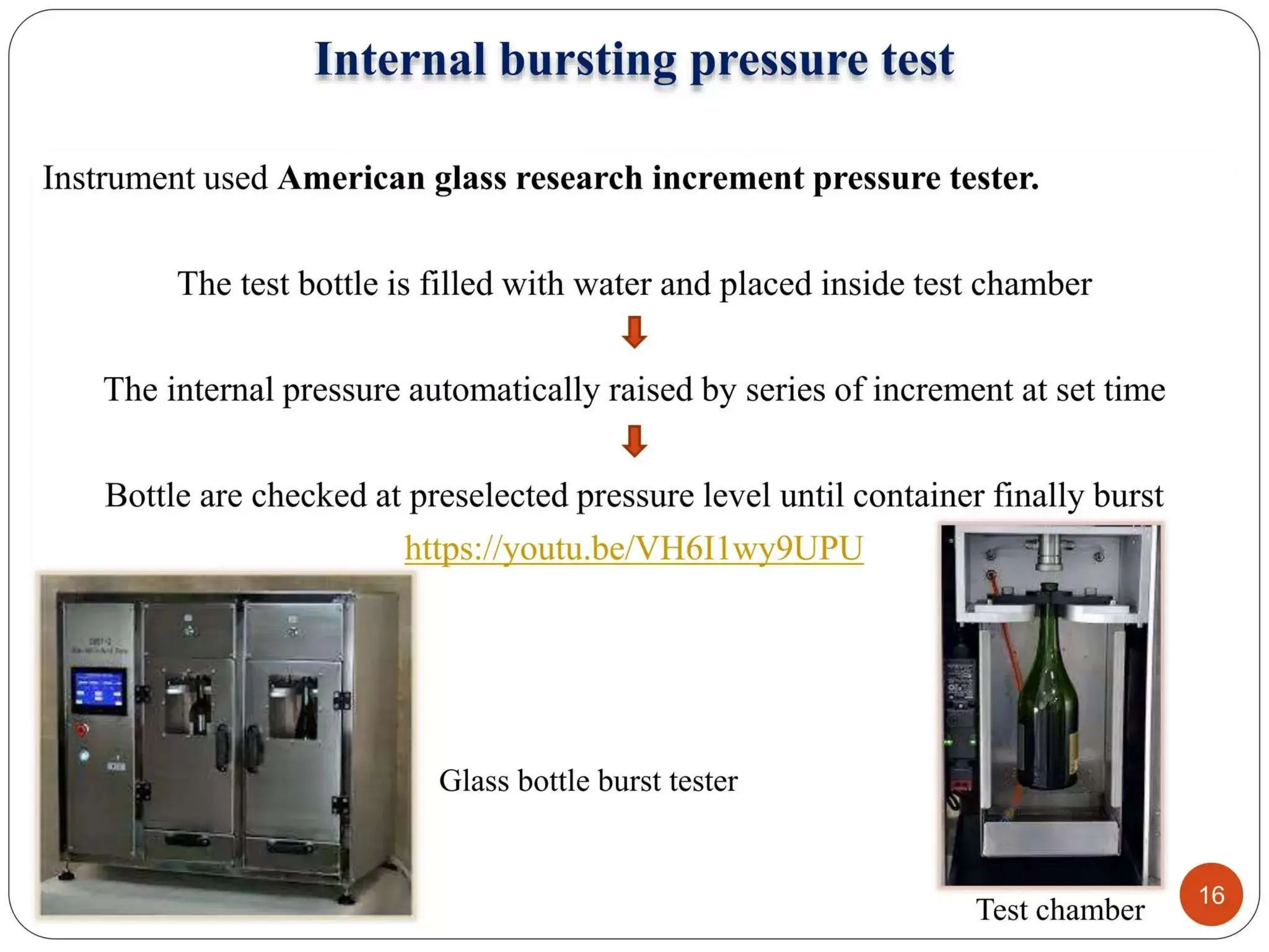 QUALITY CONTROL TEST FOR PACKAGING MATERIALS.