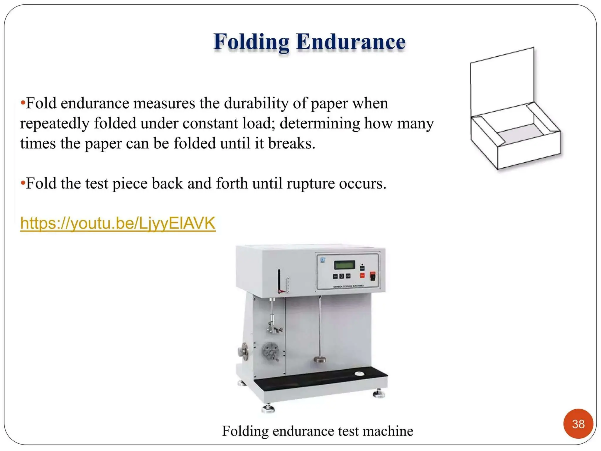 QUALITY CONTROL TEST FOR PACKAGING MATERIALS.