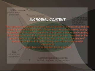 Soft capsules and Quality control tests | PDF