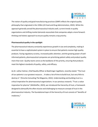 Quality Creates Value: Unlocking Quality Culture as a Competitive Edge ...