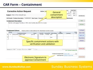 Iso Car Log Example Corrective Actions and risk management for ISO 9001 compliance | PPTX