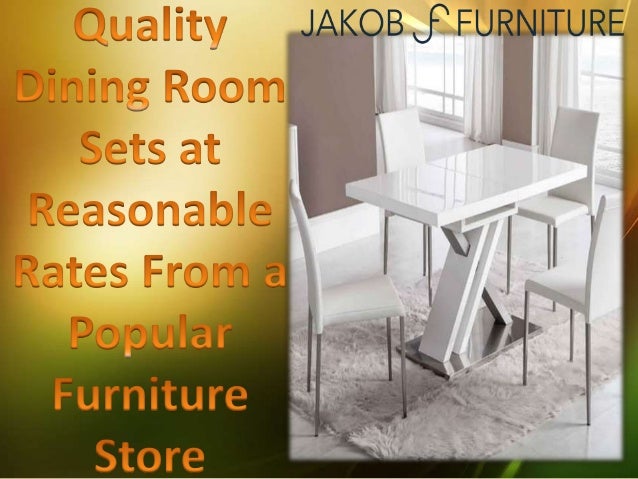 Quality Dining Room Sets At Reasonable Rates From A Popular Furniture