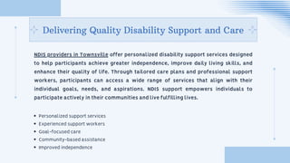 Quality Disability Support With an NDIS Provider in Townsville | PDF