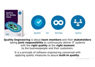 Quality Engineering and Testing with TMAP in DevOps IT delivery | PDF