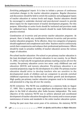 Quality enhancement in teacher education | PDF