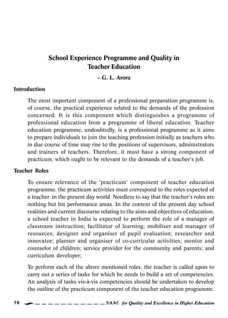 Quality enhancement in teacher education | PDF