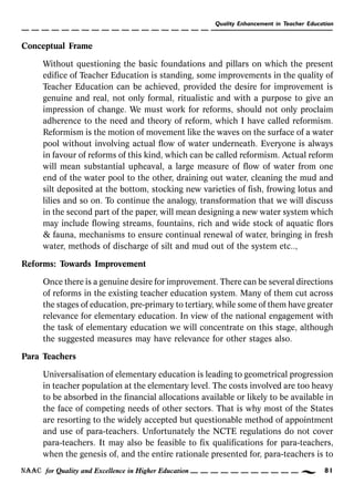 Quality enhancement in teacher education | PDF