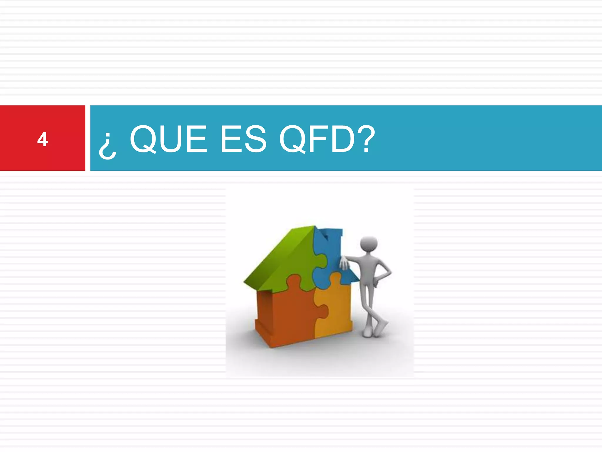 ¿ QUE ES QFD?4
 