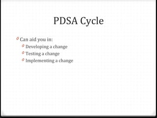 Testing Change Examples Quality improvement | PPT