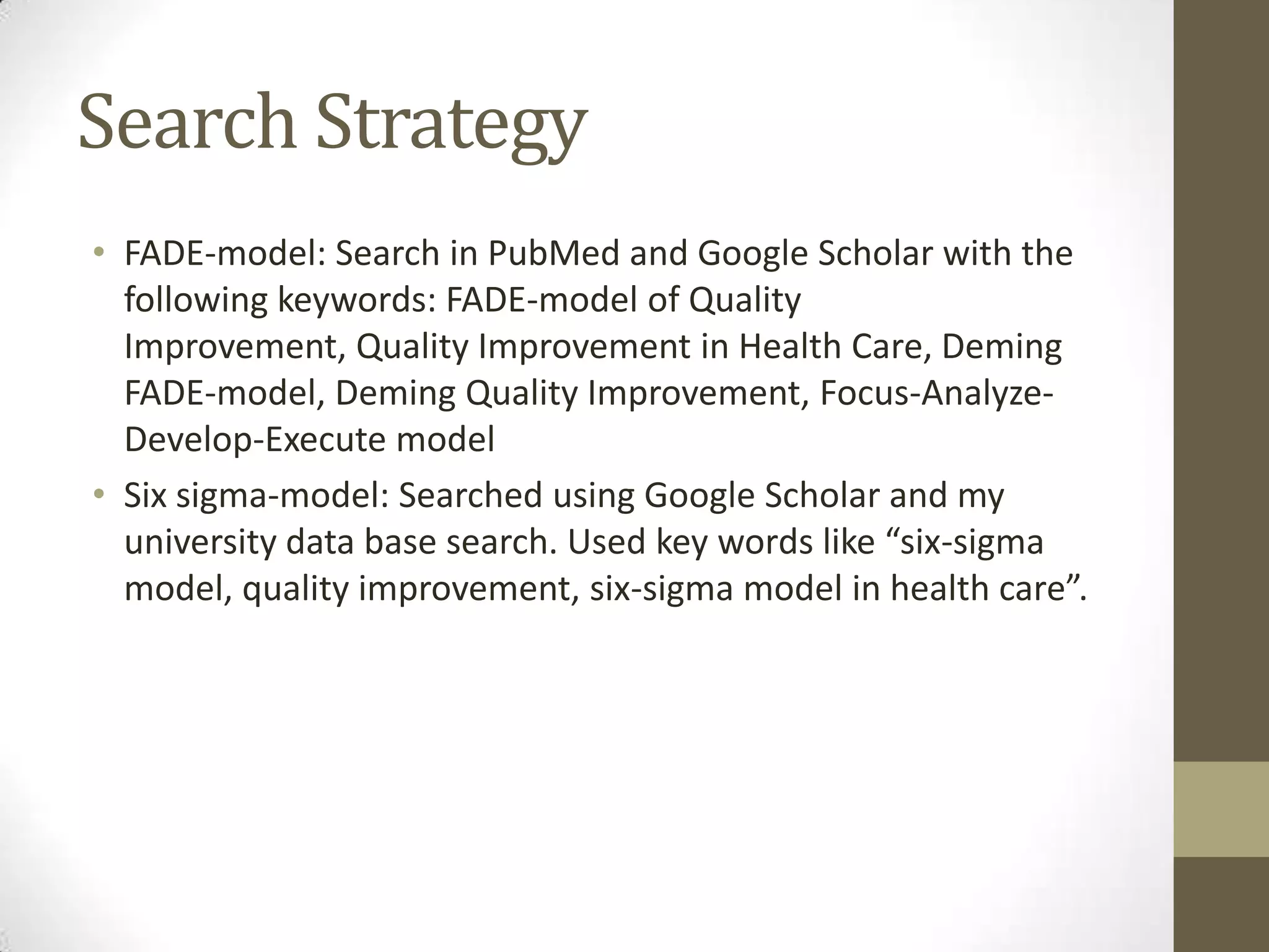 Quality improvement healthcare final | PPTX