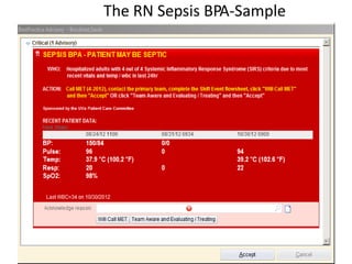 The RN Sepsis BPA-Sample
 