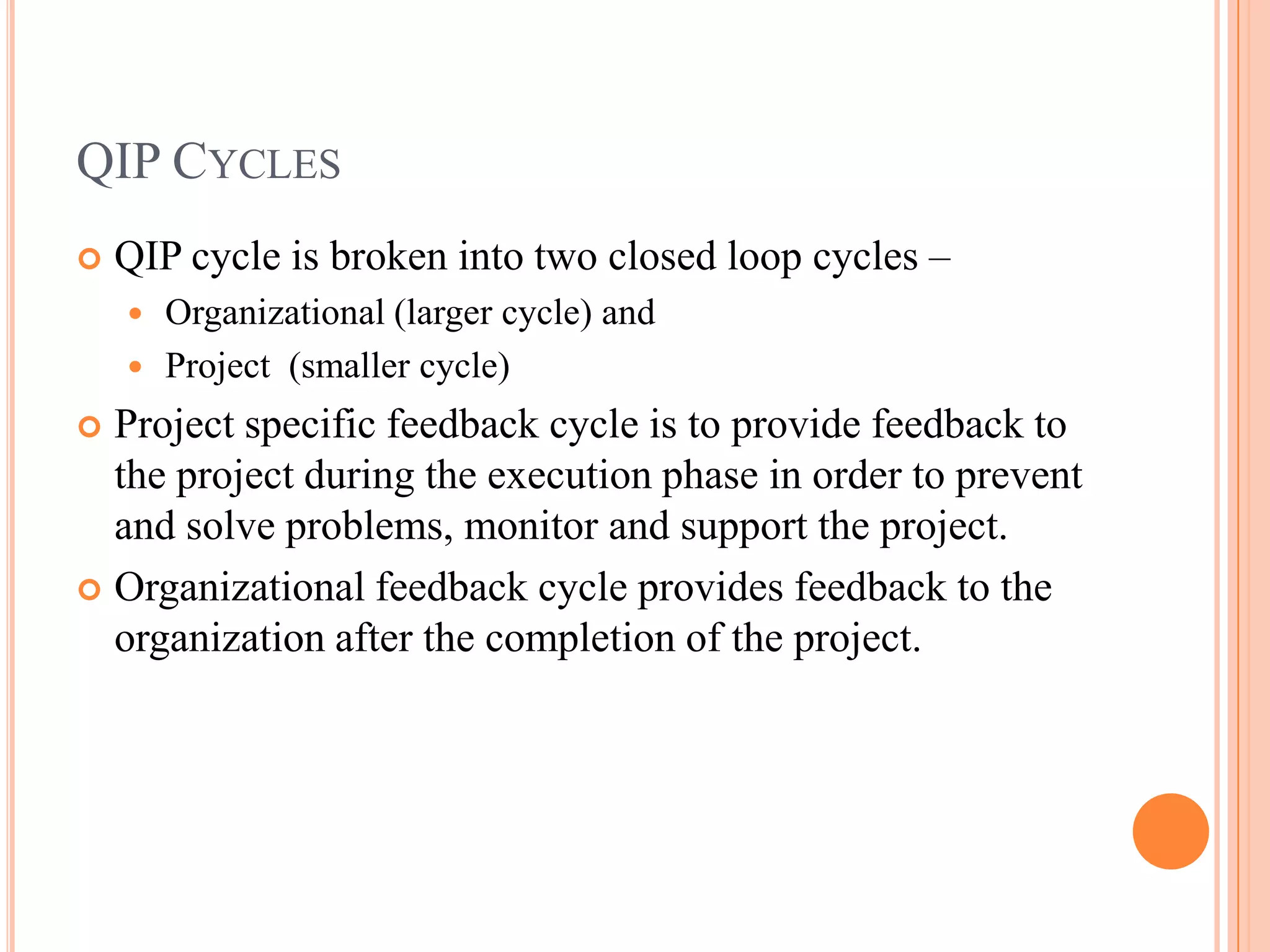 Quality improvement paradigm (QIP) | PPTX