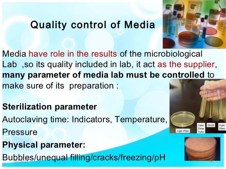 Quality in microbiological lab