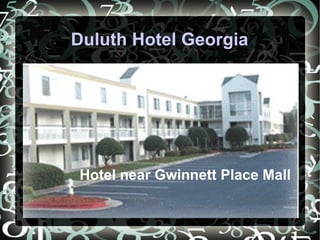 Duluth Hotel Georgia Hotel near Gwinnett Place Mall 