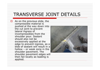 Quality inspection of a concrete pavement feb2013 presentation1 | PPT