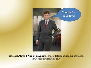 ISO 9001 as a QMS6Developed by Ahmed Abdel-DayemCLIENTCLIENTManagementResponsibility3- Check4- ActSatisfactionMeasurement,Analysis andImprovementResourceManagementRequirementsProduct /ServiceRealizationOutputDataInputDataProductService2- Do1- PlanPDCA Cycle