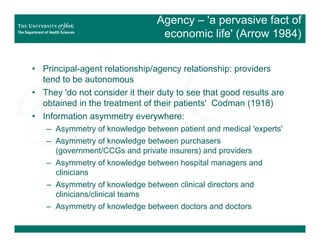 Alan Maynard Quality in the NHS: OHE Annual Lecture with Alan Maynard | PDF ...