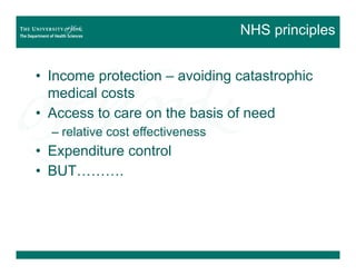 Alan Maynard Quality in the NHS: OHE Annual Lecture with Alan Maynard | PDF ...