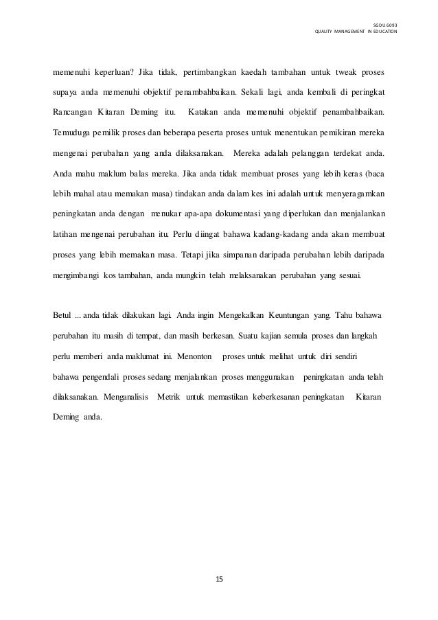 Quality Juran&Deming