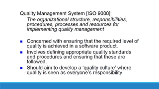 Quality management | PPTX