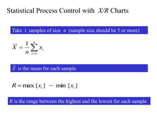Quality Control Sample Size Chart Quality Management.ppt