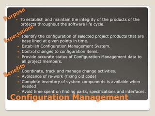  Qualify your organization for CMM-L2certificationOverview