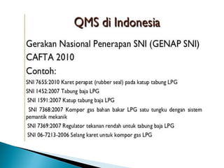 Quality management system (qms)