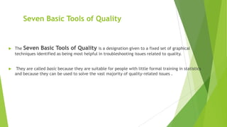 Basic & Simple Quality management tools | PPT