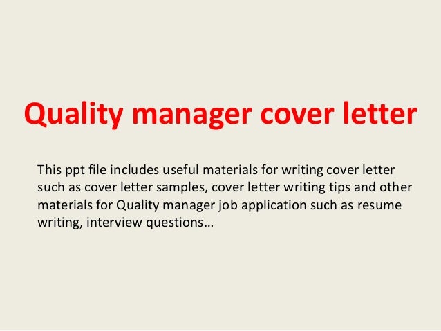 quality assurance analyst cover letter