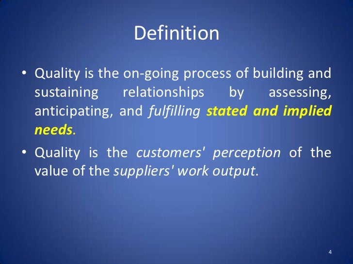 Quality management in bpo