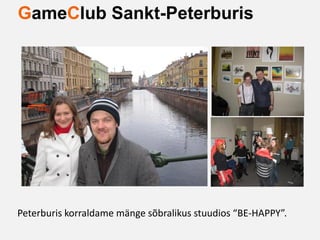 GameClub Sankt-Peterburis




Peterburis korraldame mänge sõbralikus stuudios “BE-HAPPY”.
 
