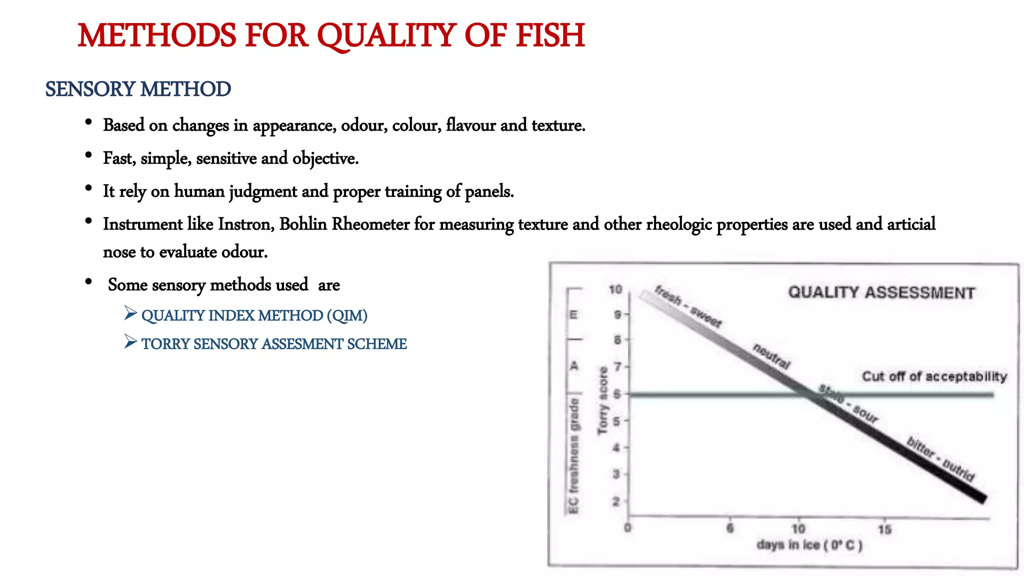Quality of fresh fish | PPTX